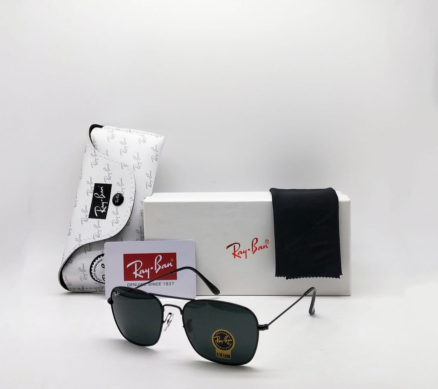 RAY-BAN New Top Trending Men's Pack Of 2 Combo Hot Favourite Wintage Sunglass For Unisex.