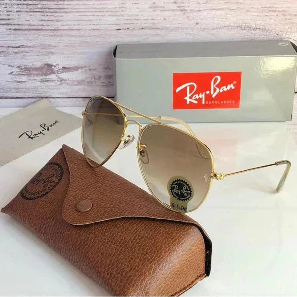 Latest Fancy All Season Special Ray Ban RB Shaded Aviator Trending Hot Favorite Fashionable Sunglass For Unisex.